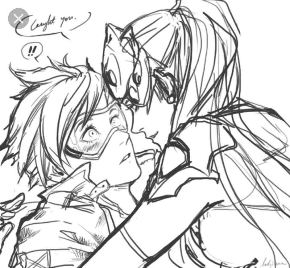 Widow and tracer Yuri Manga