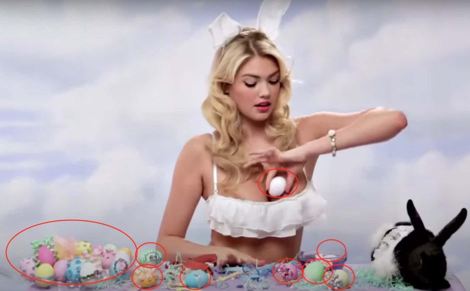 Easter girl with chest