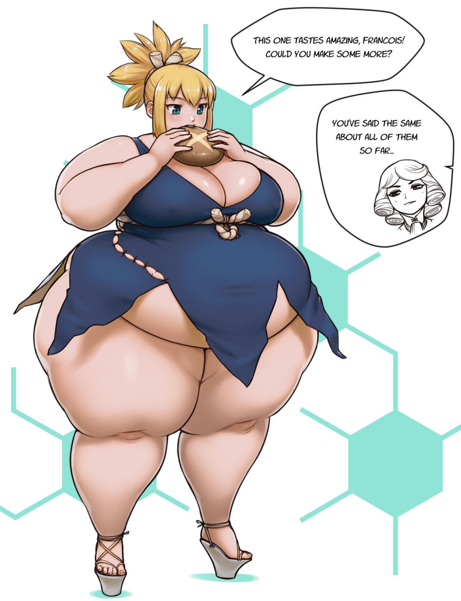 Fat anime chan Better with Salt