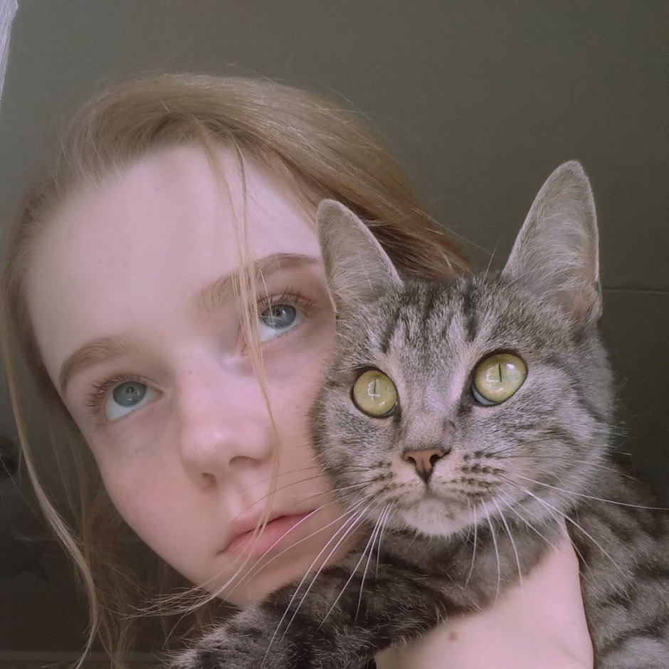 Alina Olesheva's cat