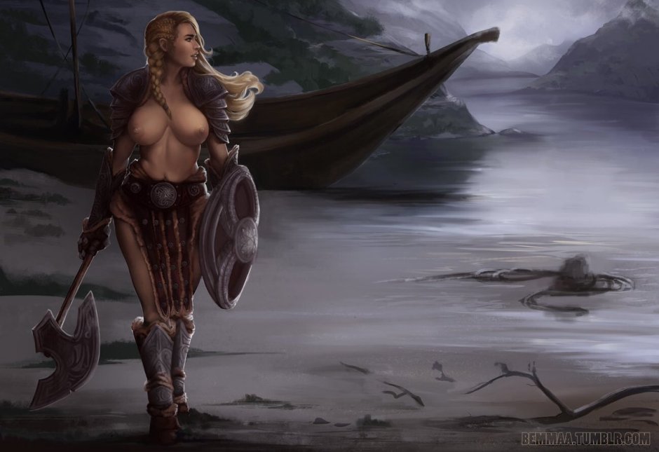 Naked women from the Viking series