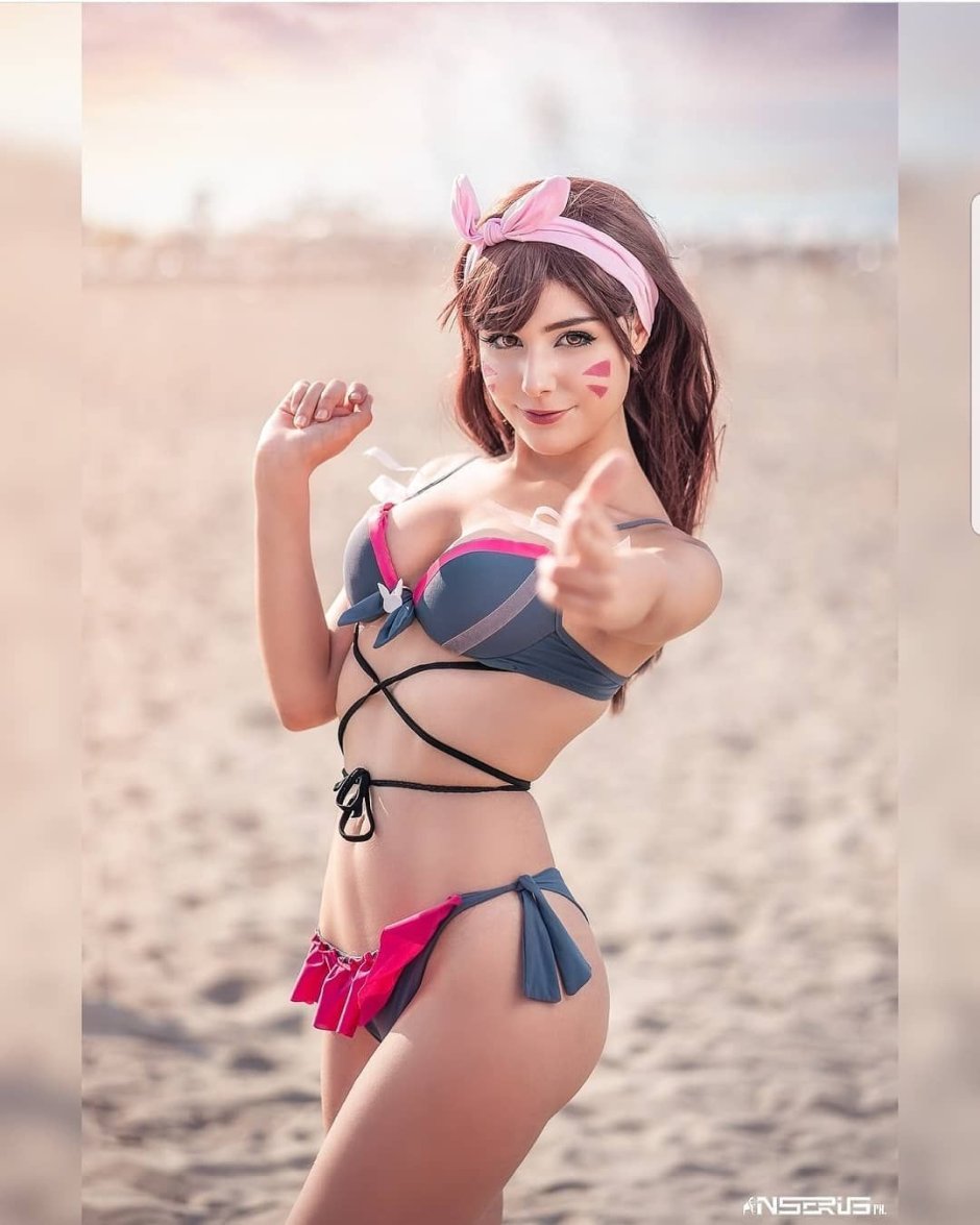 Cosplay of anime cow