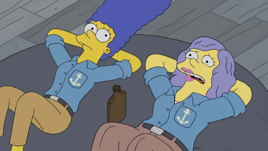 Homer Marge Bart Lisa Maggie