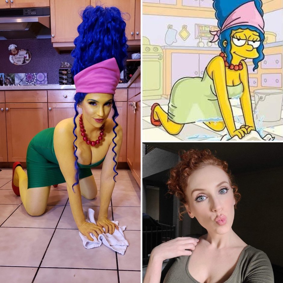 Huge boobs Simpsons Comics