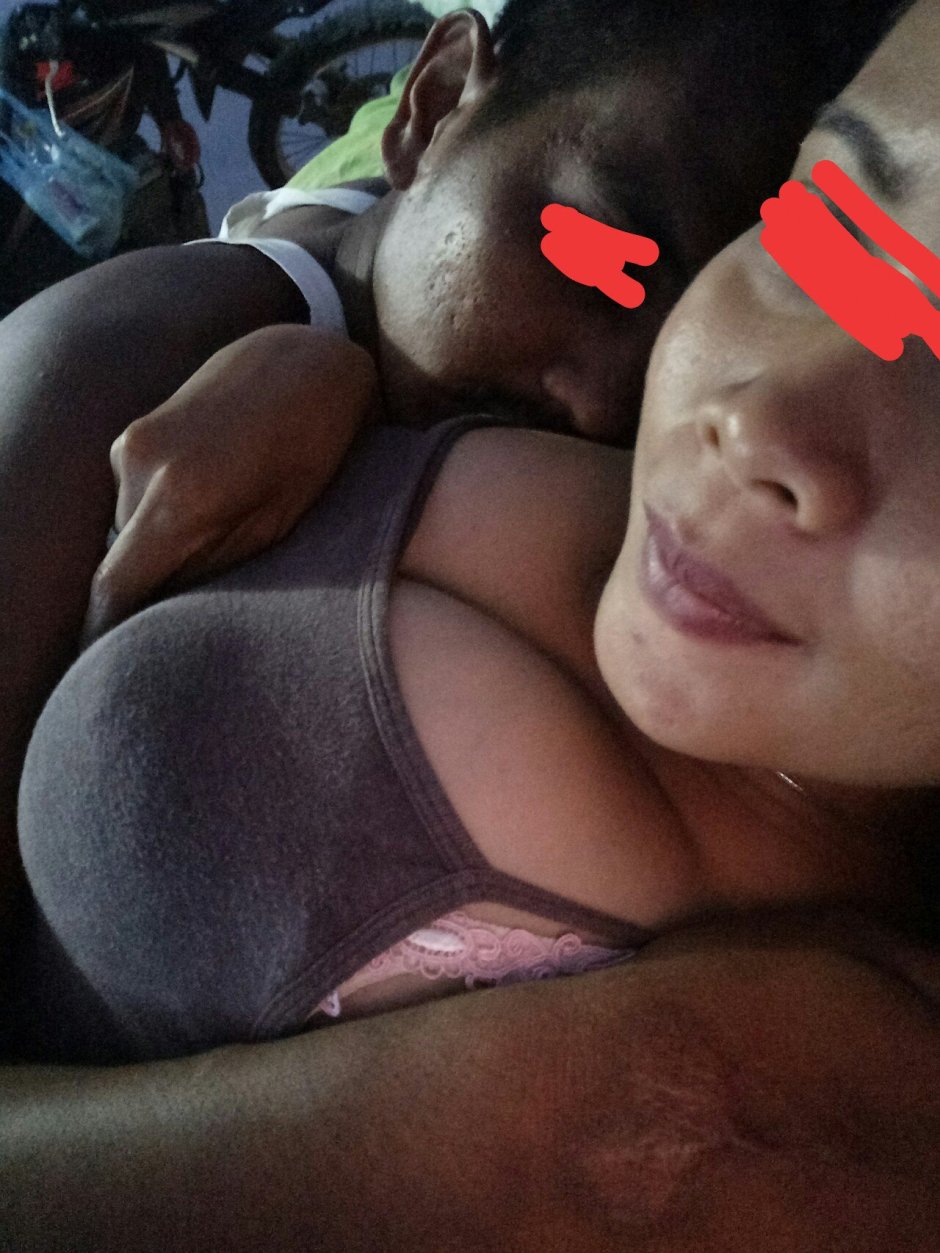 Naked man with a cup of coffee