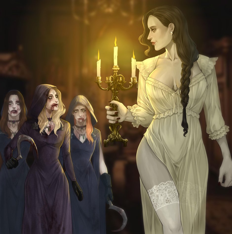 Resident Evil Village daughter Lady Dimitrescu