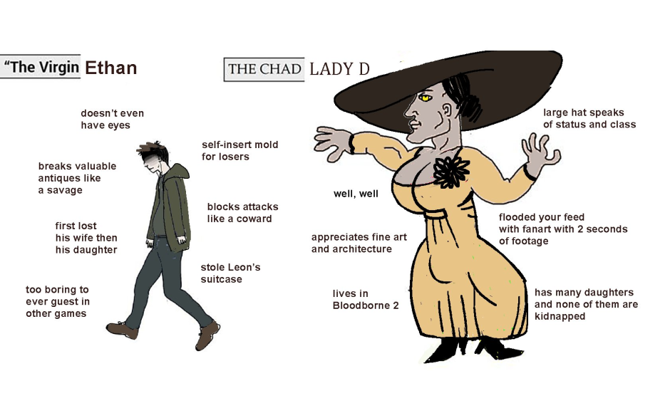 Lady Dimetrescu and Itan