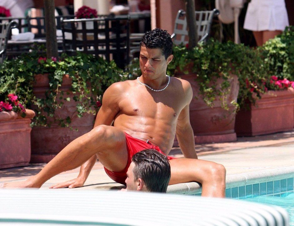 Cristiano Ronaldo in an advertisement