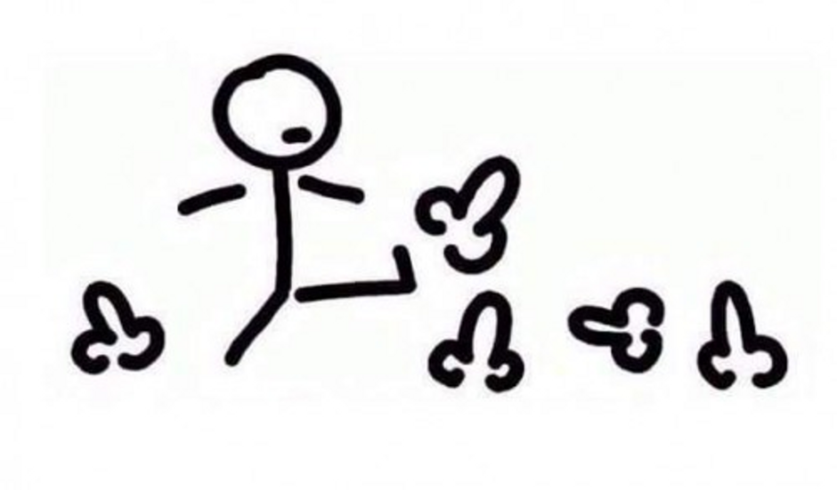 Pose is a man from behind a gif