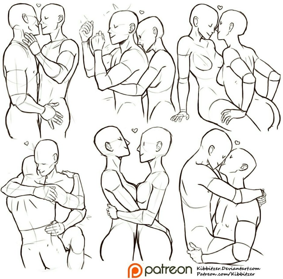 Drawing pose lying
