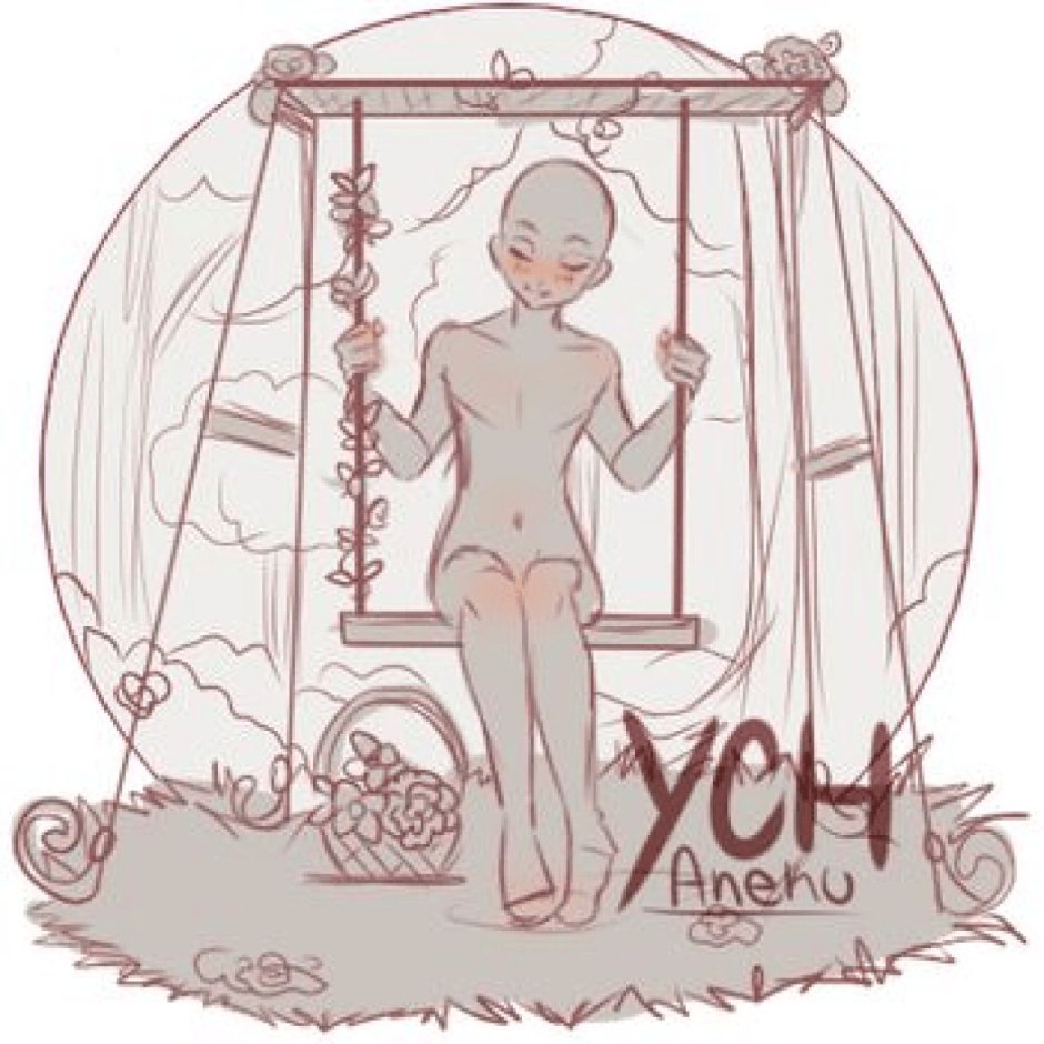 Ych poses of girls
