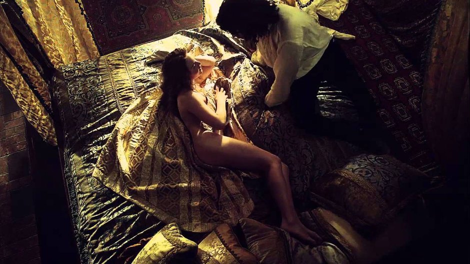 Cesare and Lucretia Borgia bed scene