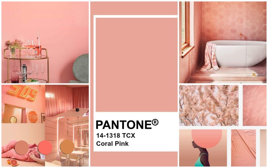 Table of pantons of flowers