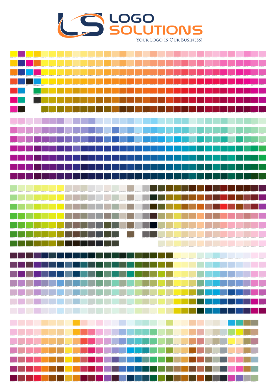 Shades of pink palette Panton