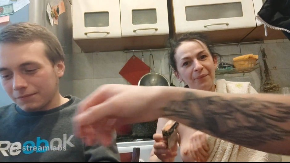 Nurse and naked patient