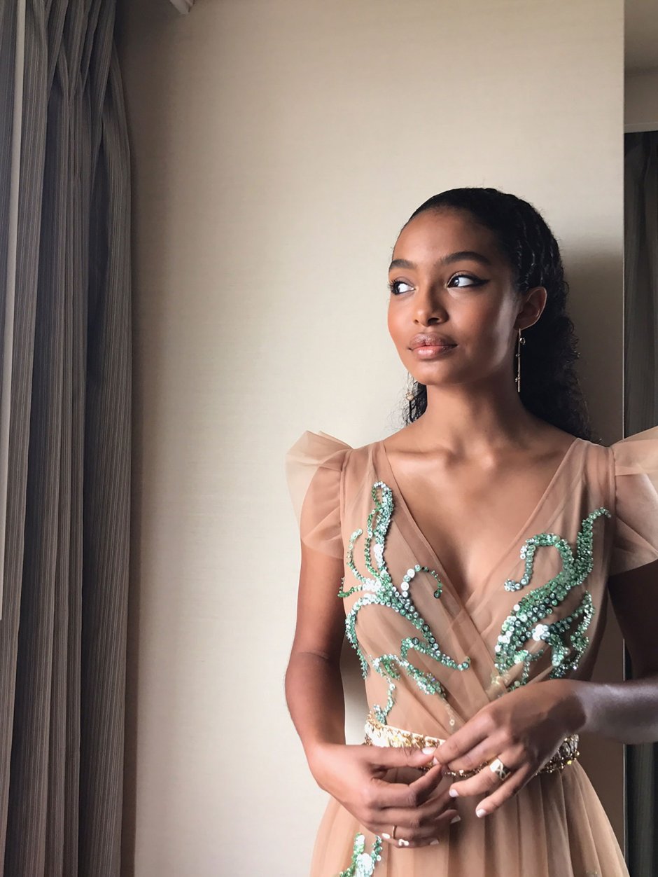 Yara shahidi in a swimsuit