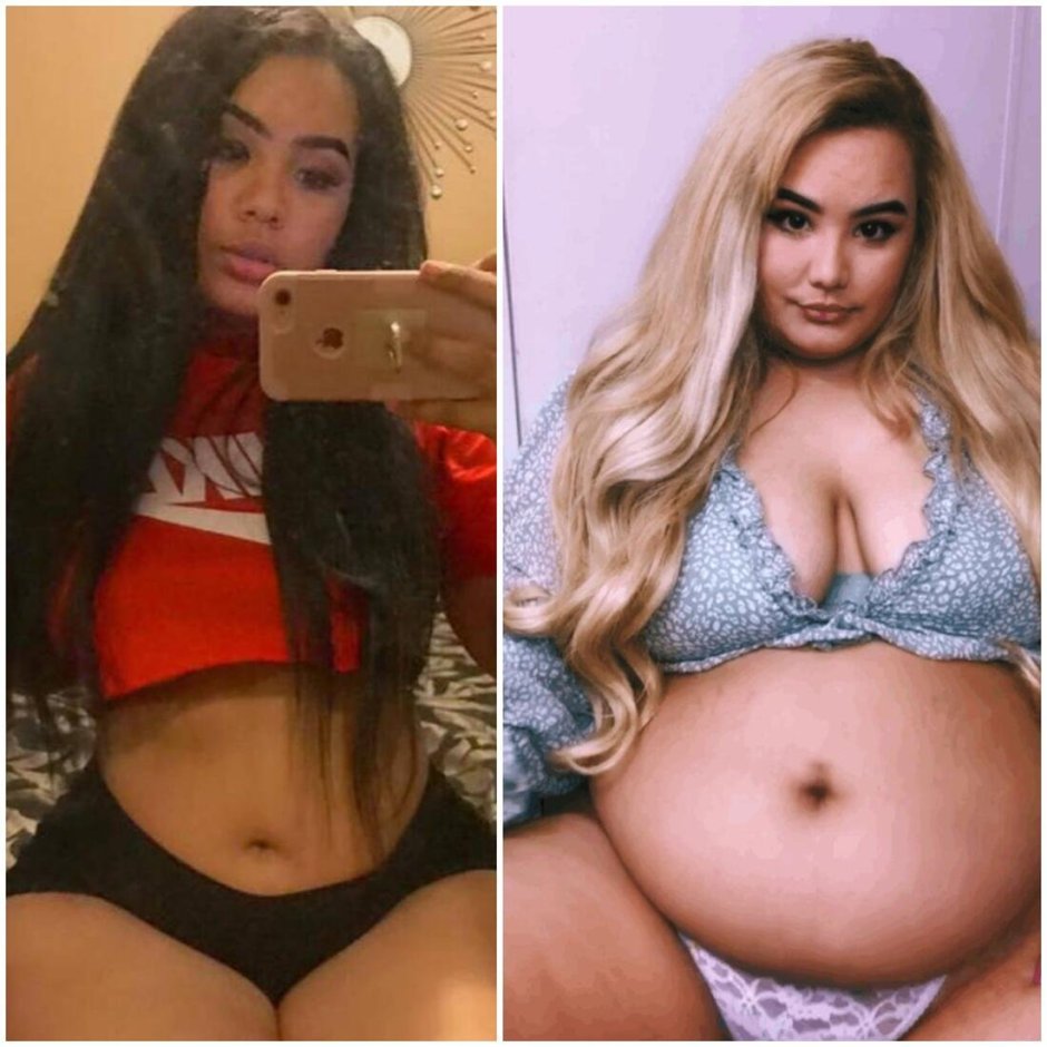 Cotton Candy Before After BBW