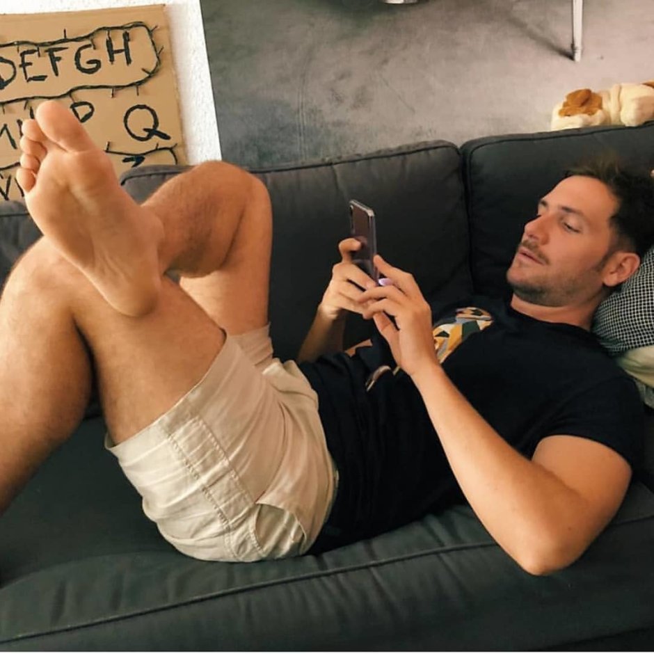 Male foot fetish and guy