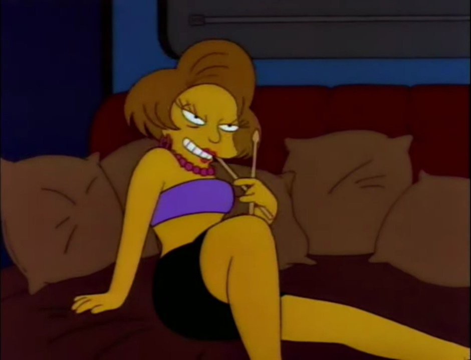 Homer and Marge Simpson