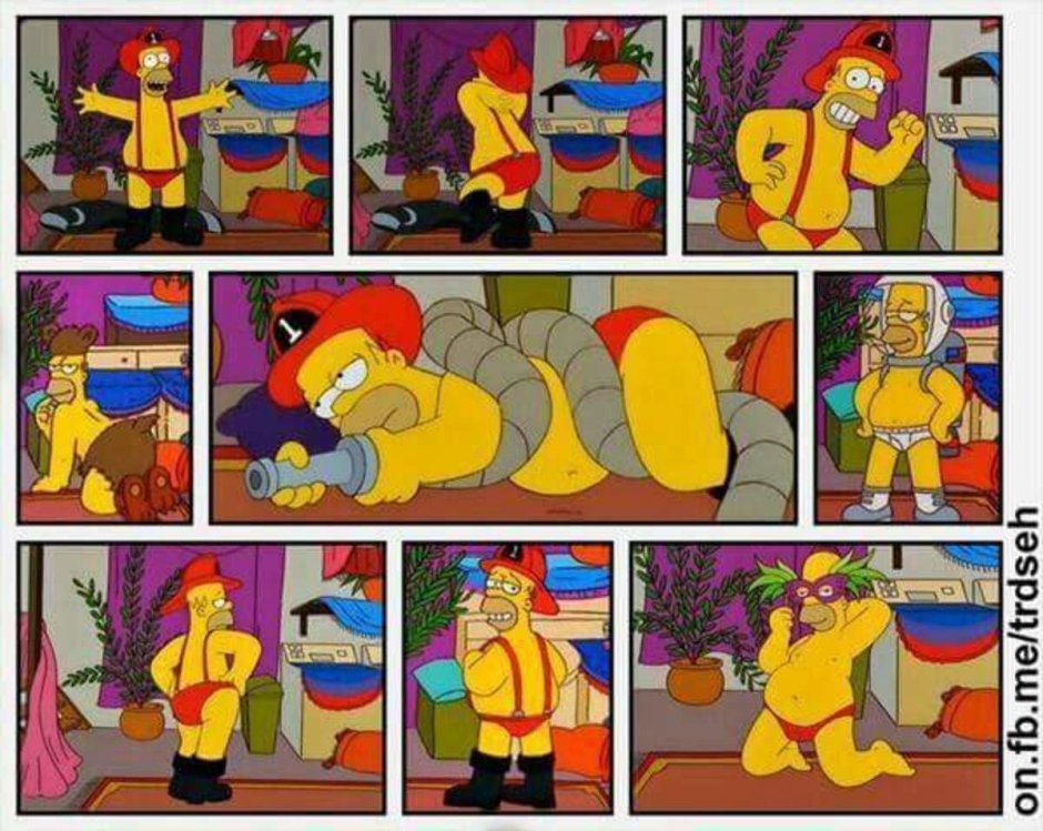 Marge Simpson enlarged her chest