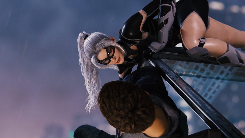 Black Cat from Marvel's Spider Man 2018 Naked