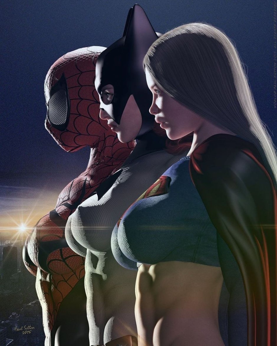 Gwen Spider and Black Cat