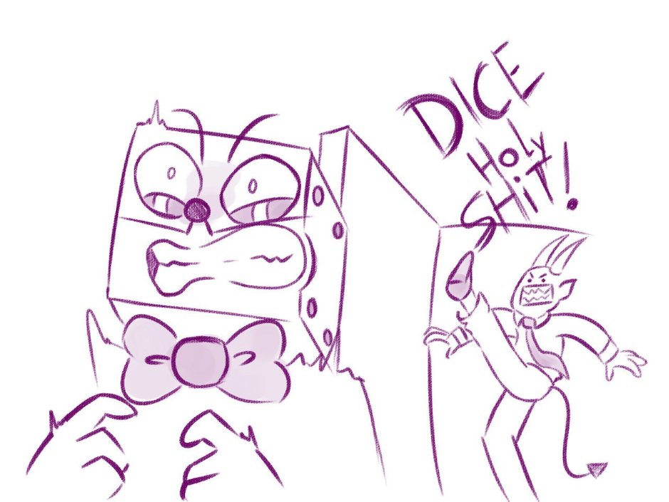 Cuphead Devil X King Dice