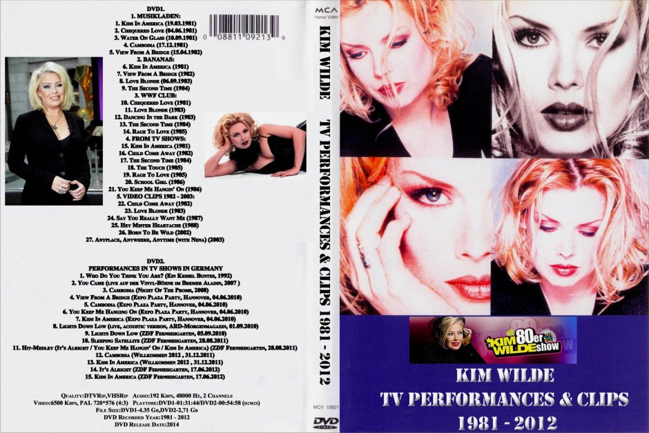 Kim Wilde in your youth in a swimsuit