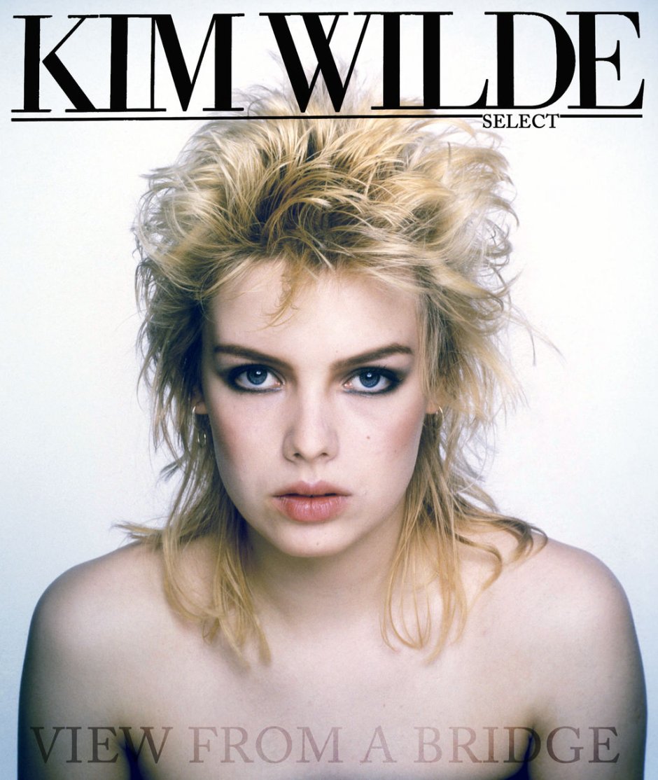 Kim Wilde in his youth in a swimsuit