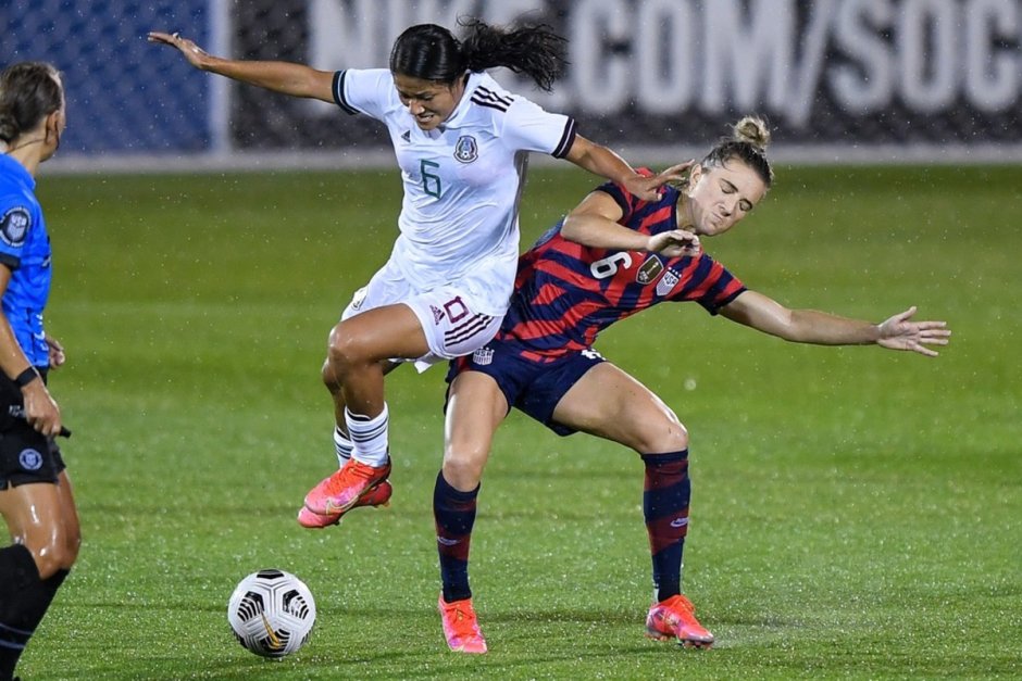 Sam Kerr and Kristie Mewis