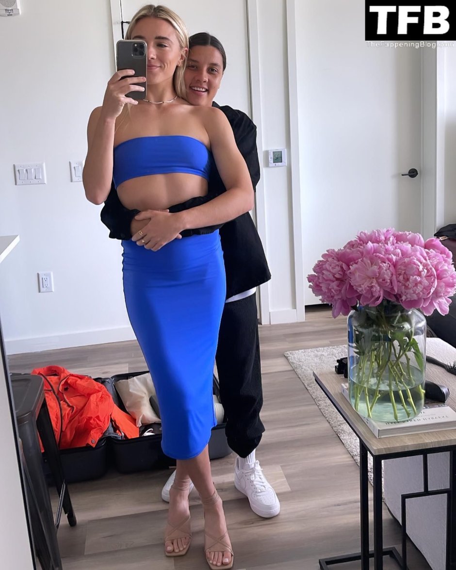 Sam Kerr and Kristie Mewis