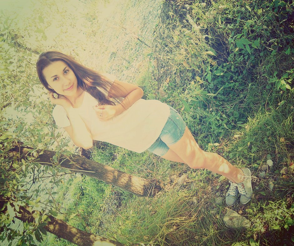 Daria Lozhkin in a swimsuit