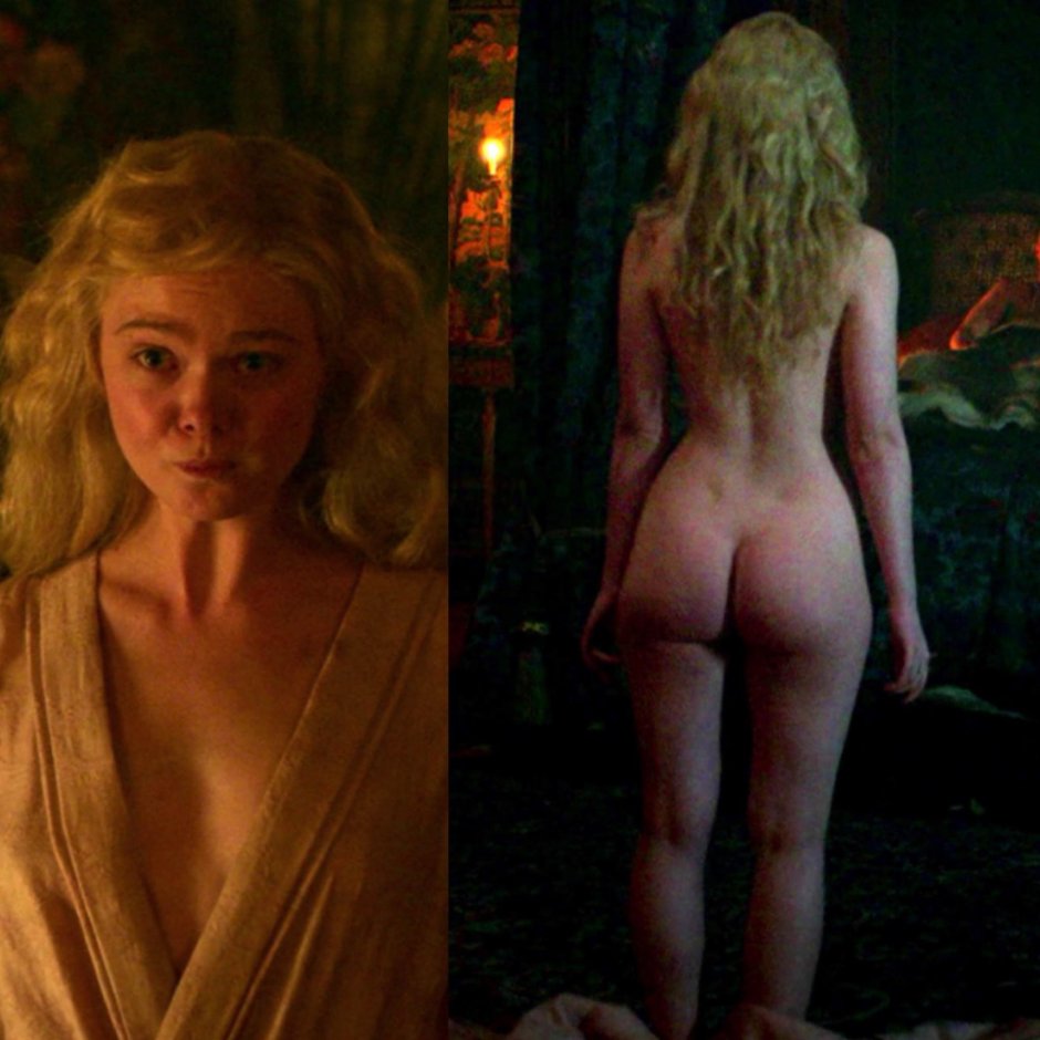 El Fanning Naked in the film