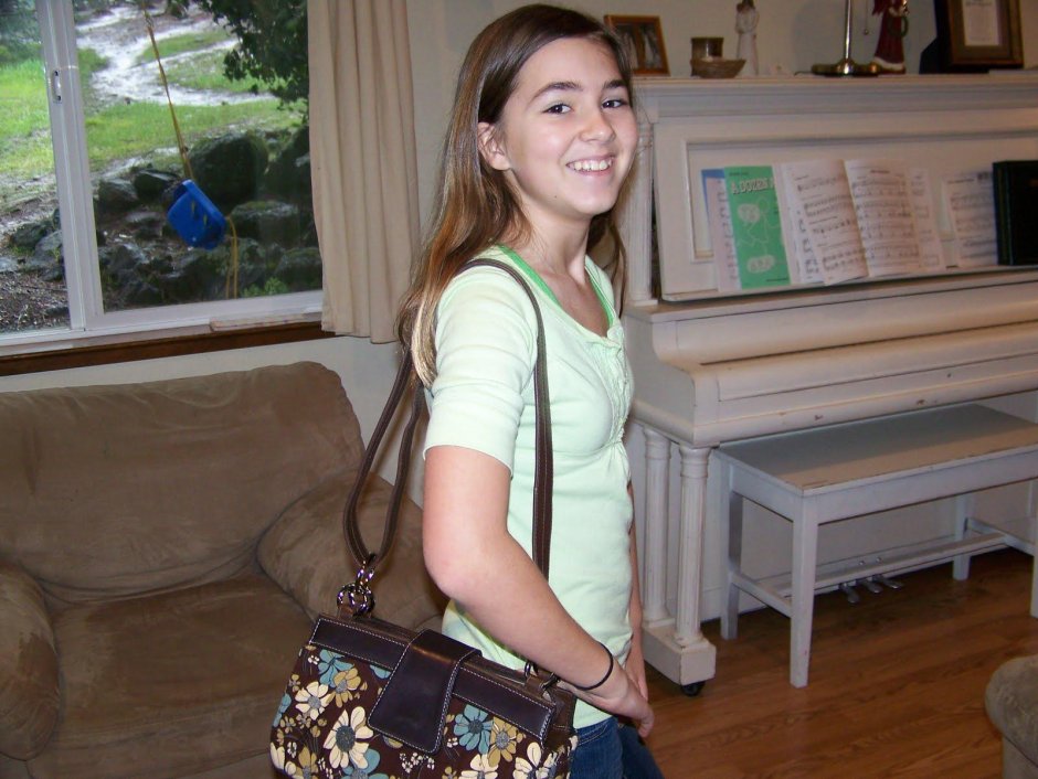 Little Melissa in childhood