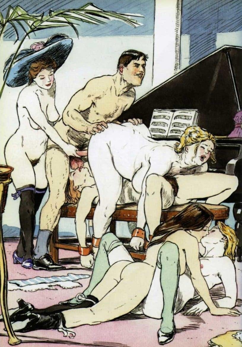 Erotic retro comics