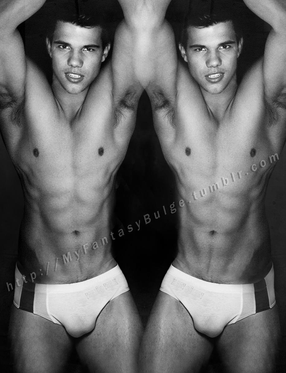 Taylor Lotner in Lower Lingerie