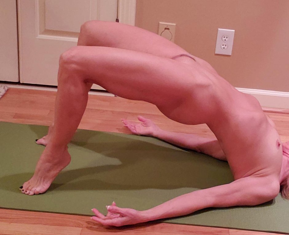 Teenage naked yoga