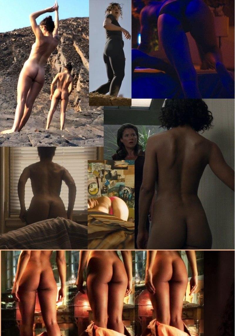 Luggling naked Tessa Thompson