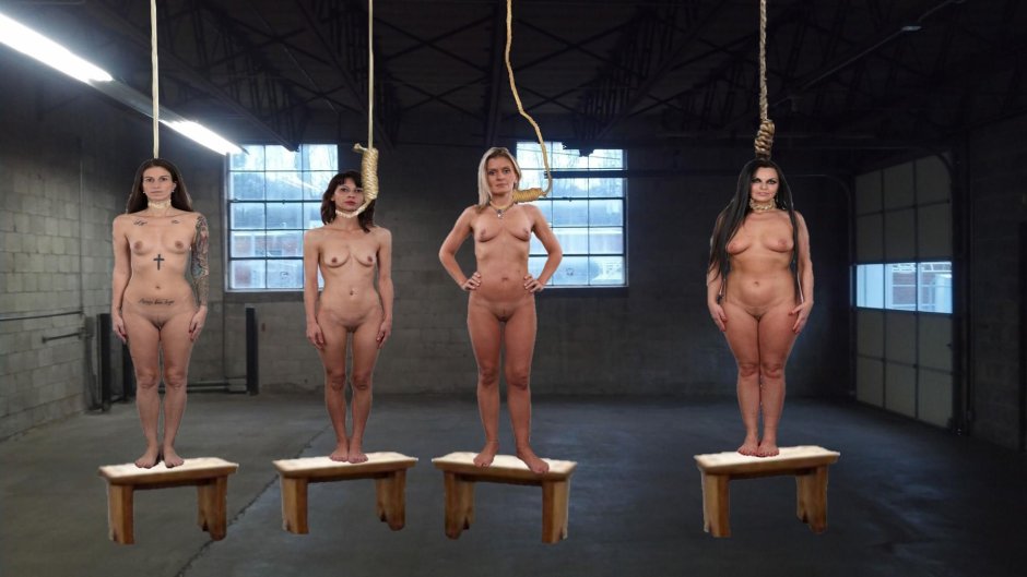 Hanging naked women