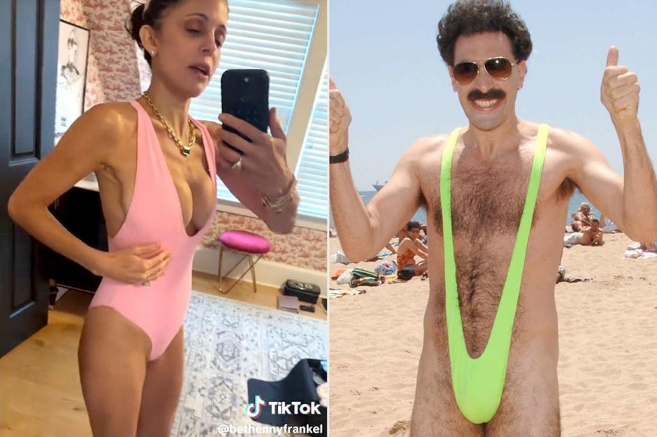 Borat in a swimsuit