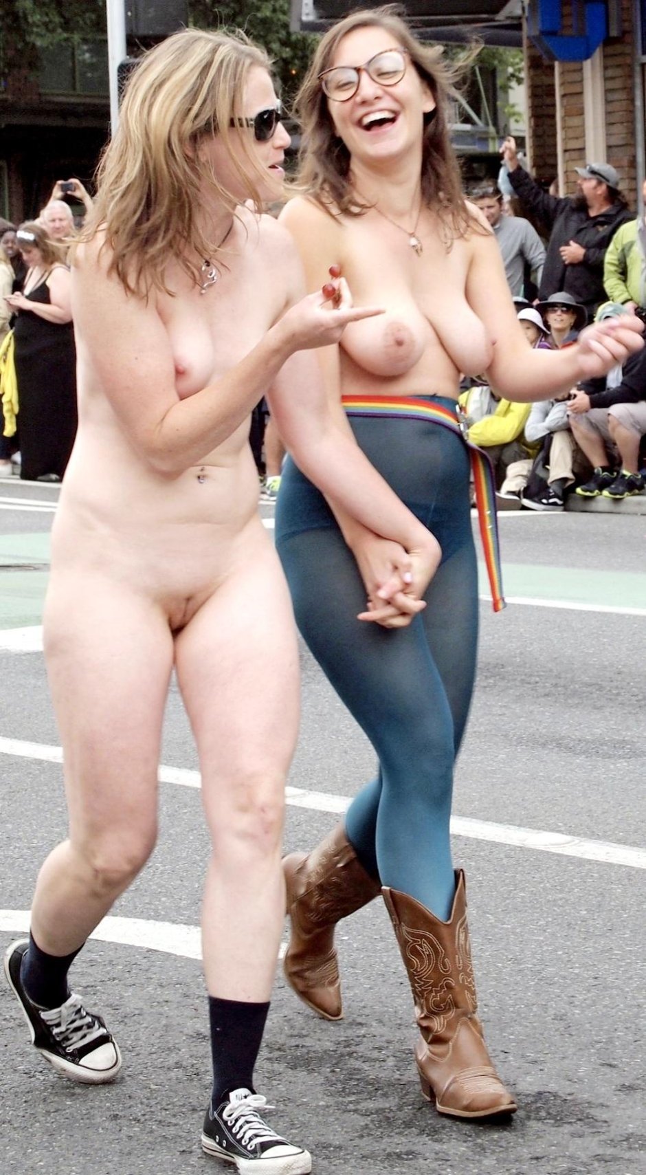 Festival Parade of Naked Women