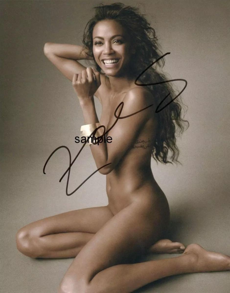 Actress Zoe Saldana Nude
