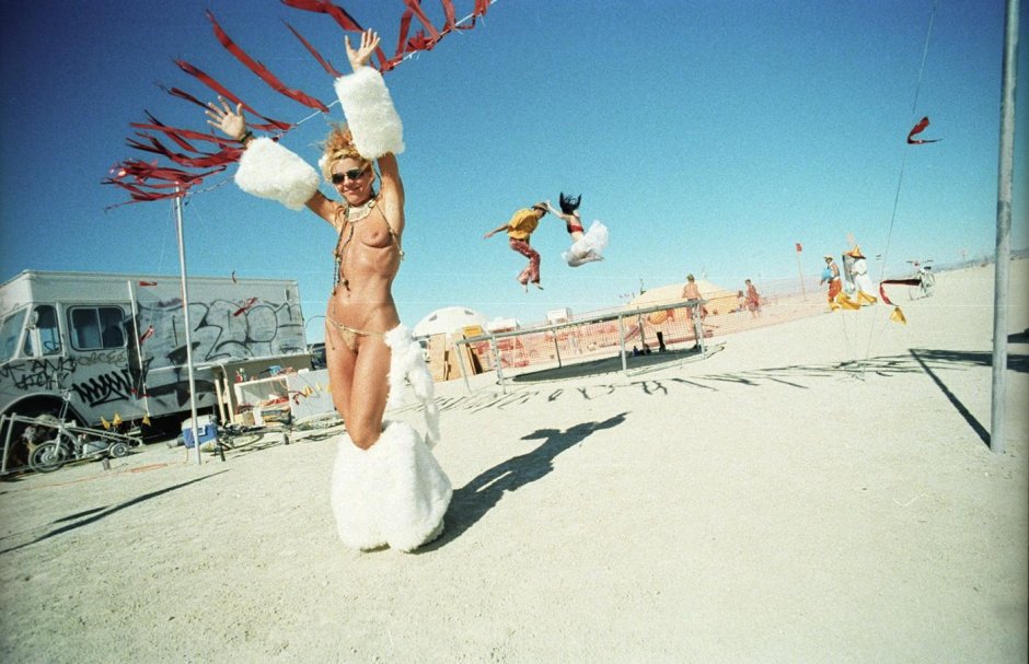 Marina Grankina Burning man nude