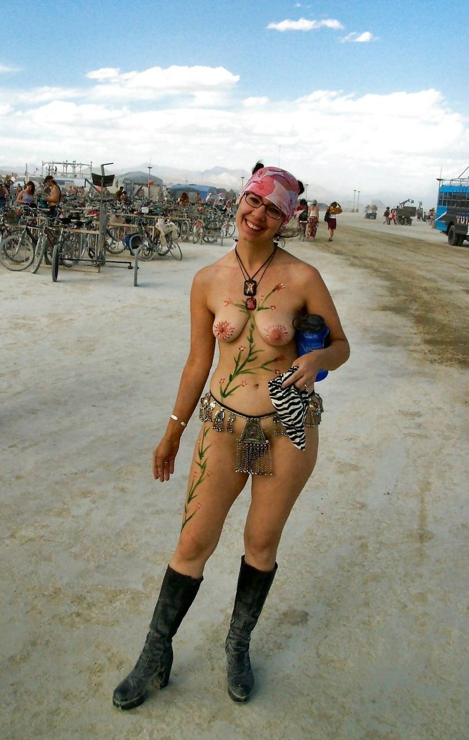Marina Grankina Burning Man Nude