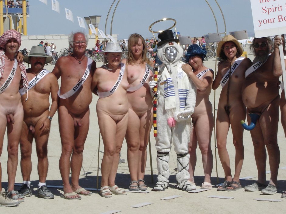 Naked at nudist festivals