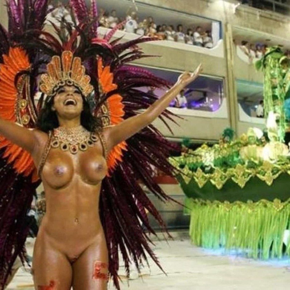 Brazilian carnival without panties