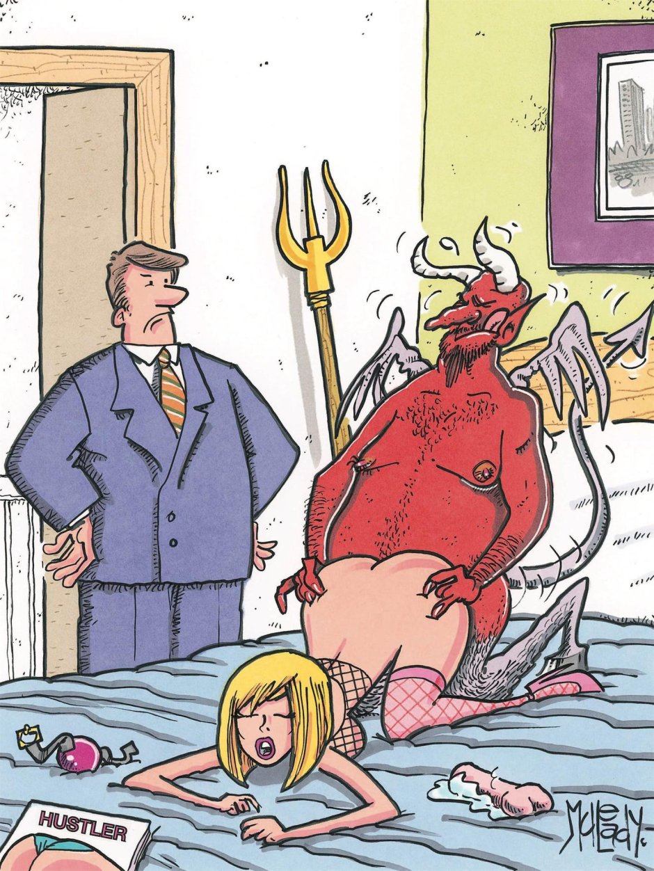 Caricature Hasistler Hui magazine in the head