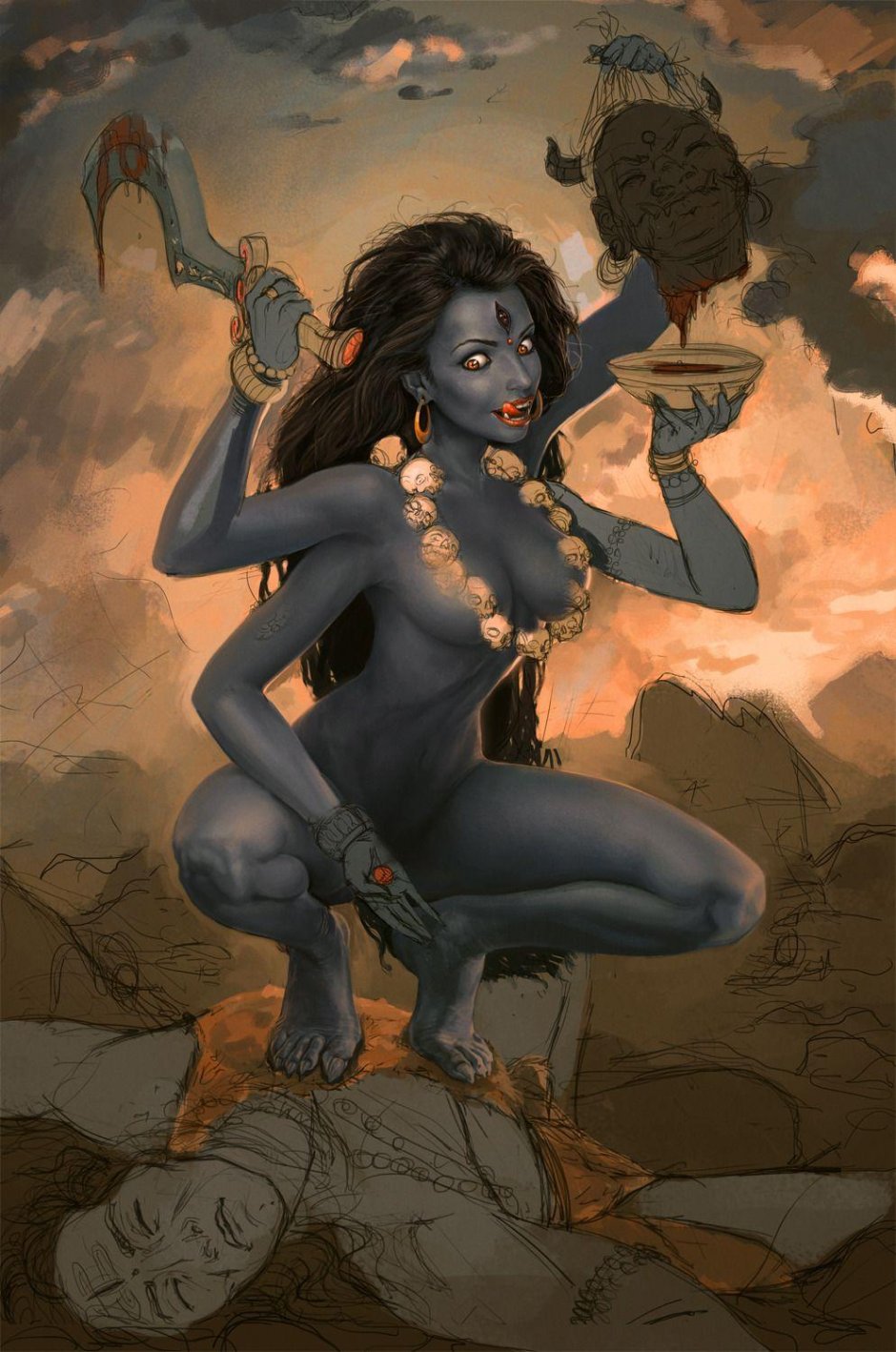 Indian goddess Kali Hentai