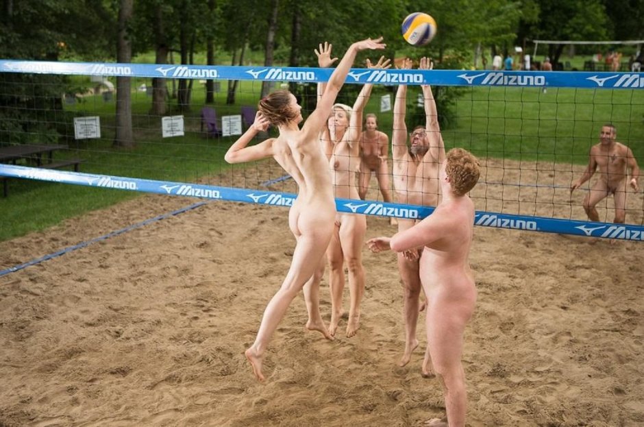 Beach volleyball nude