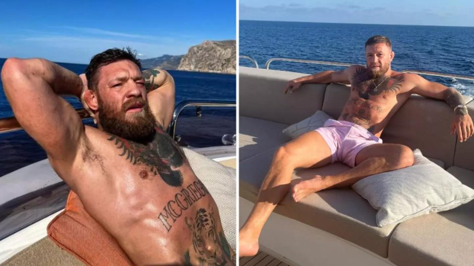 Conor McGregor on a yacht